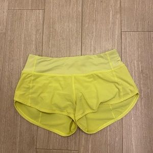 size 2 lululemon shorts